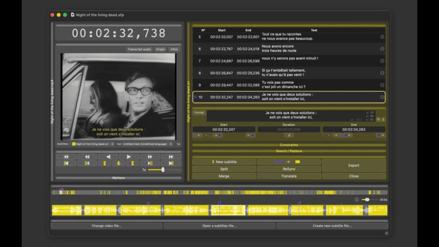 Subs Factory for Mac - review, screenshots