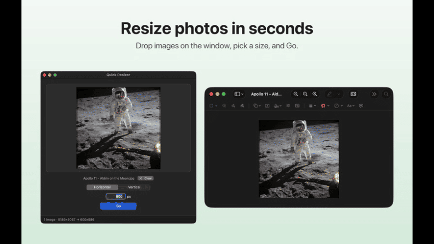 Quick Resizer for Mac - review, screenshots