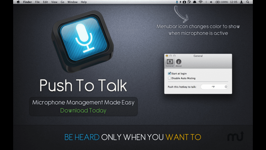 Push To Talk for Mac - review, screenshots