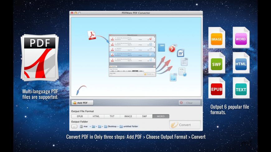 PDFMate PDF Converter for Mac - review, screenshots