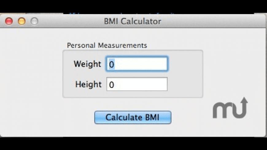 BMI Calculator for Mac - review, screenshots