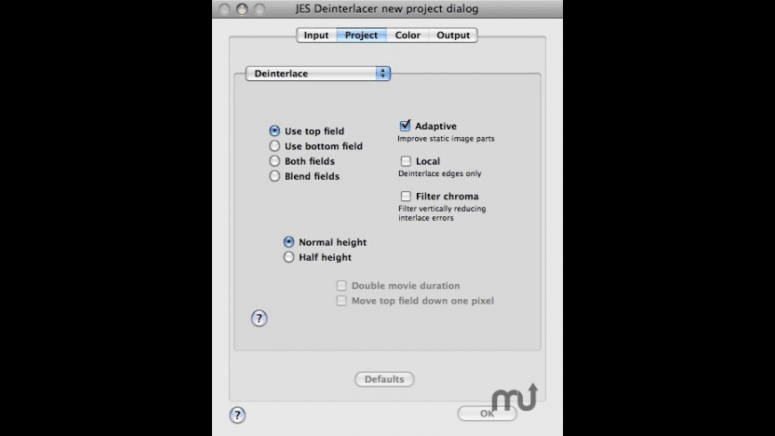 Jes Deinterlacer Jes Deinterlacer