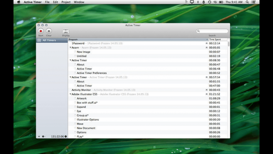 Active Timer for Mac - review, screenshots