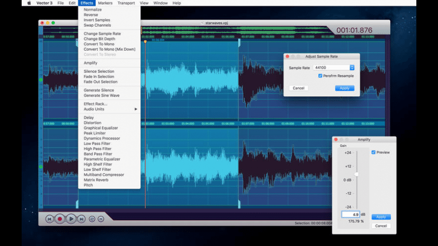 Download Vector 3 Express: Audio Editor for Mac: Free Download + Review Latest Version