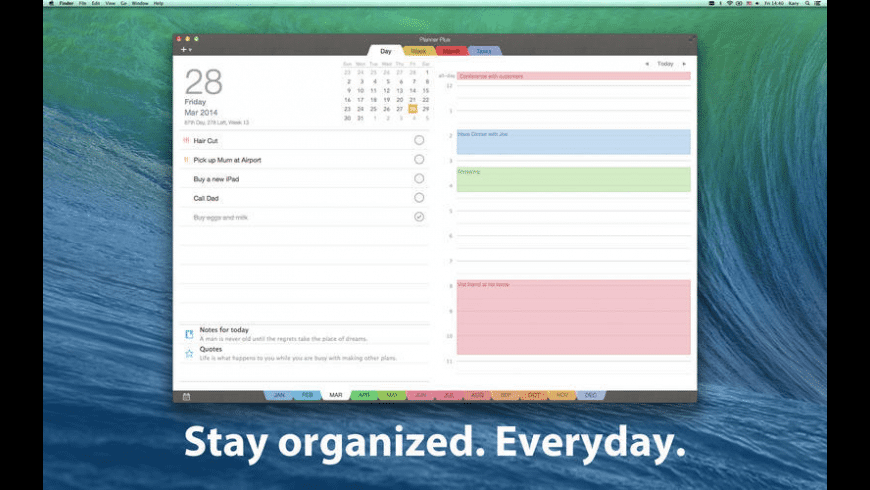 Planner Plus for Mac - review, screenshots