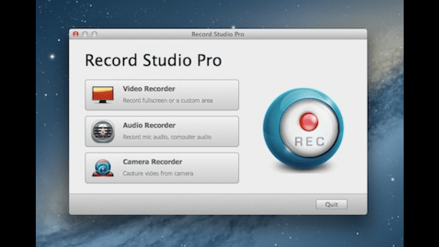 Record Studio Pro for Mac - review, screenshots