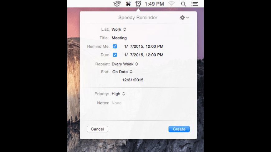Download Speedy Reminder for Mac | MacUpdate