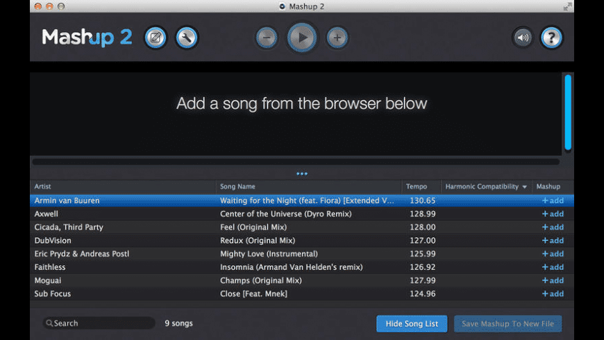 Mashup for Mac - review, screenshots