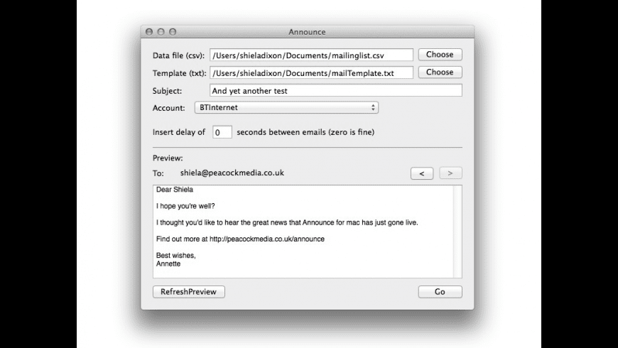 Download Announce for Mac | MacUpdate