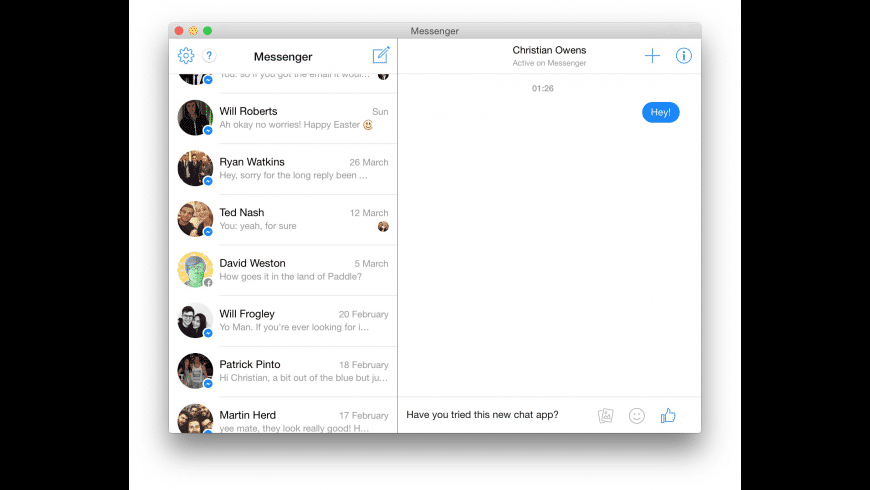 Chat for Mac - review, screenshots