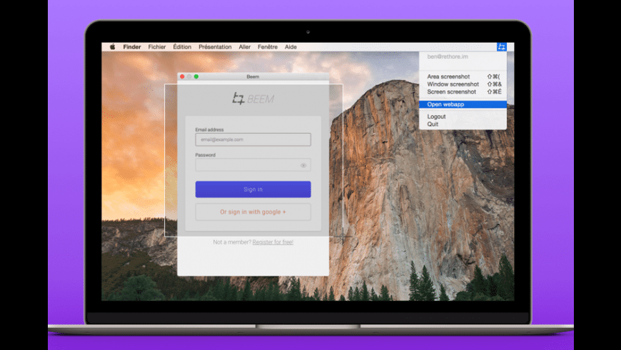 Beem for Mac - review, screenshots