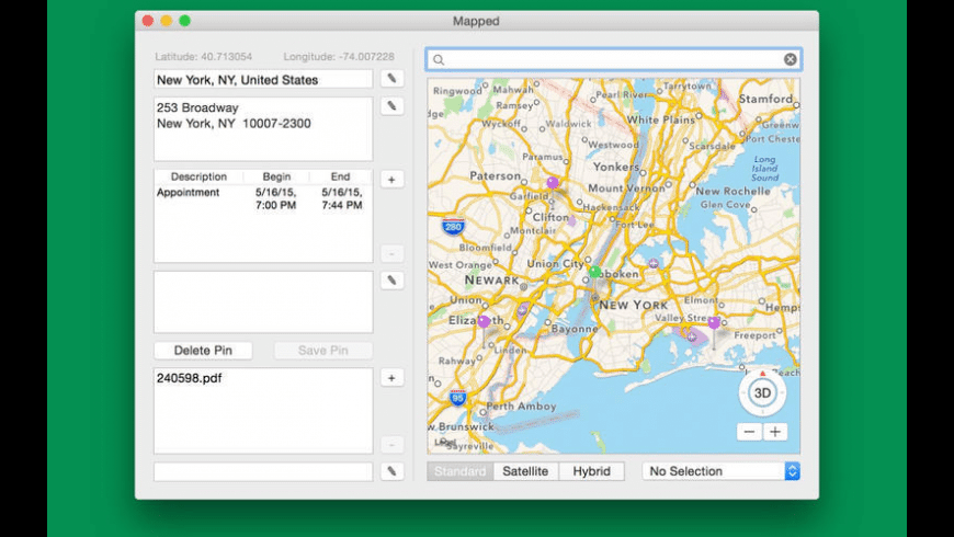 Mapped for Mac - review, screenshots