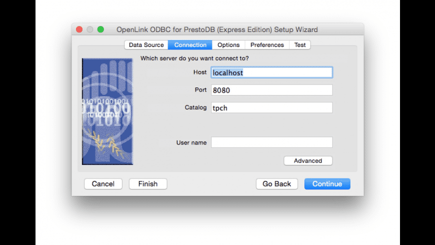 OpenLink Express ODBC Driver for PrestoDB for Mac - review, screenshots