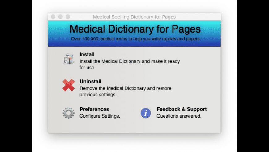 Mobile medical dictionary Mobile medical dictionary