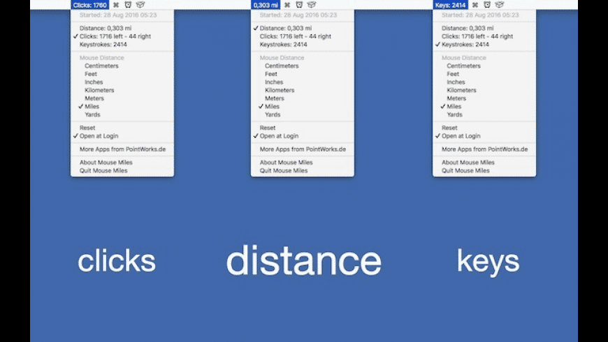 Mouse Miles for Mac - review, screenshots