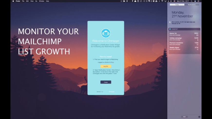 Chimpget for Mac - review, screenshots