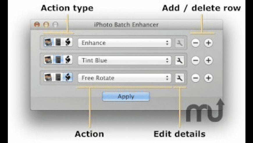 iPhoto Batch Enhancer for Mac - review, screenshots