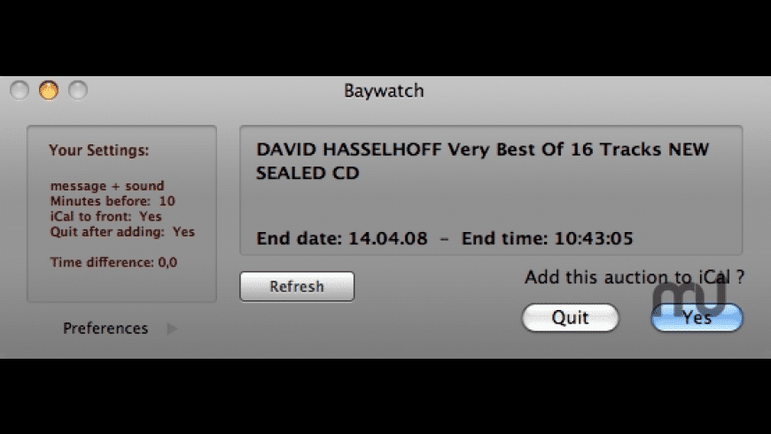Baywatch For Mac Free Download Review Latest Version