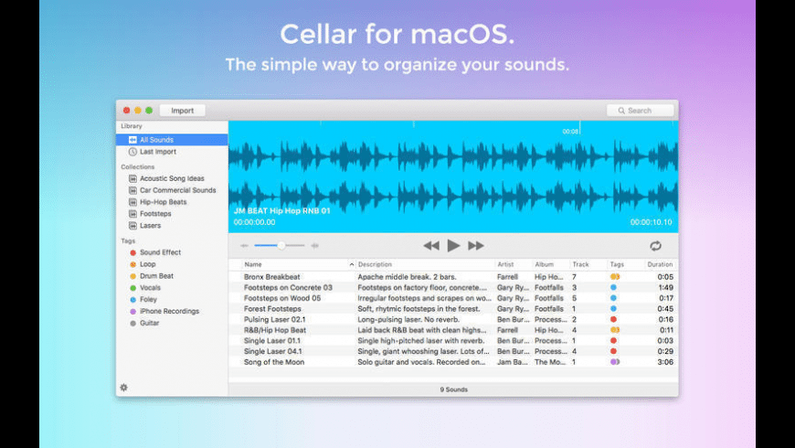 Cellar for Mac - review, screenshots