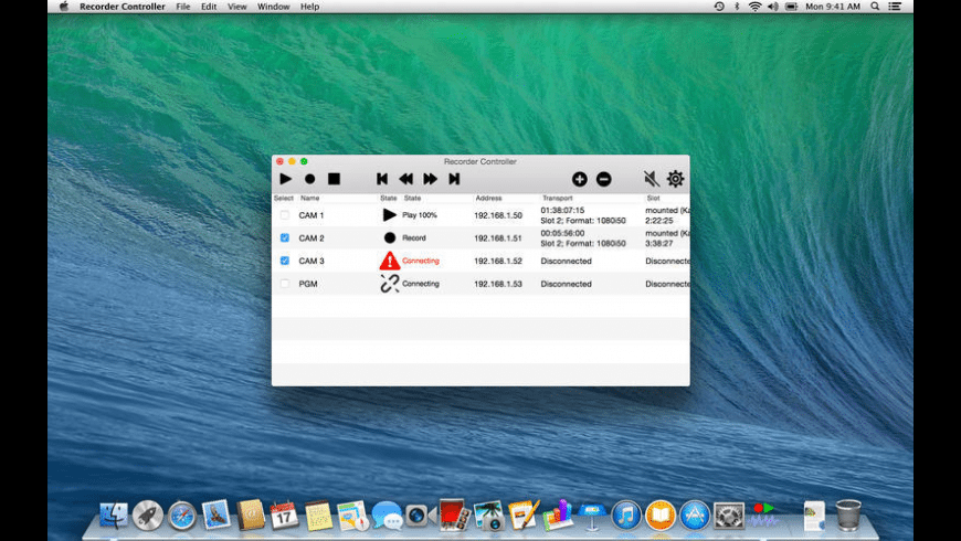 Recorder Controller for Mac - review, screenshots