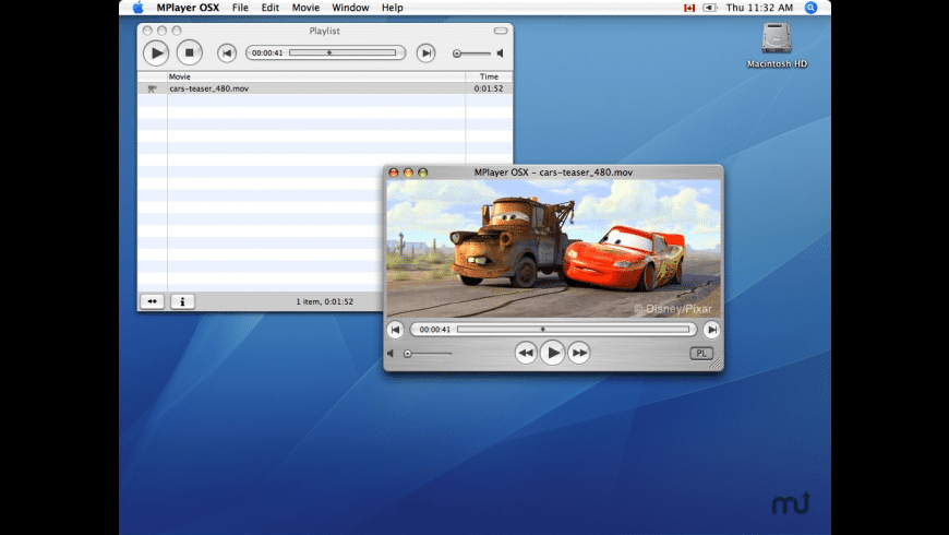 MPlayer for Mac - review, screenshots