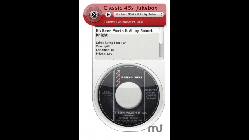 Classic 45s Jukebox for Mac - review, screenshots