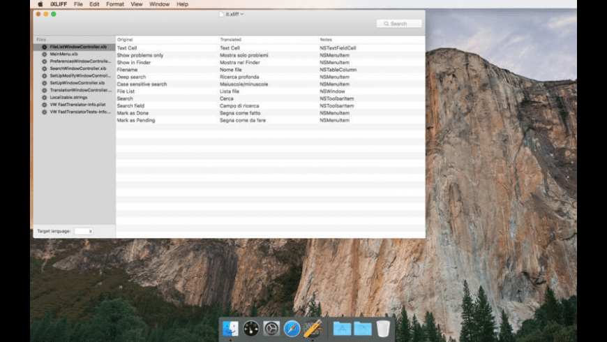 iXLIFF for Mac - review, screenshots