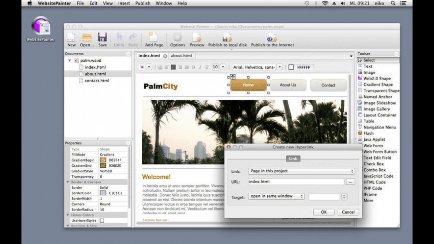 Websitepainter for mac os Websitepainter for mac os