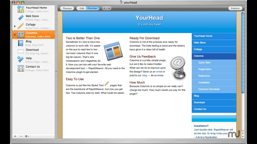 Rapidweaver Rapidweaver