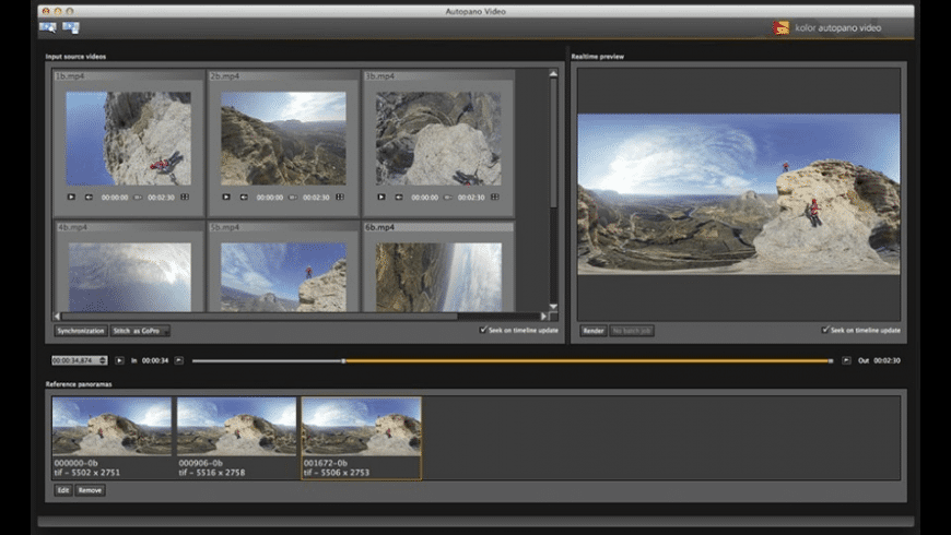 Autopano Video for Mac - review, screenshots