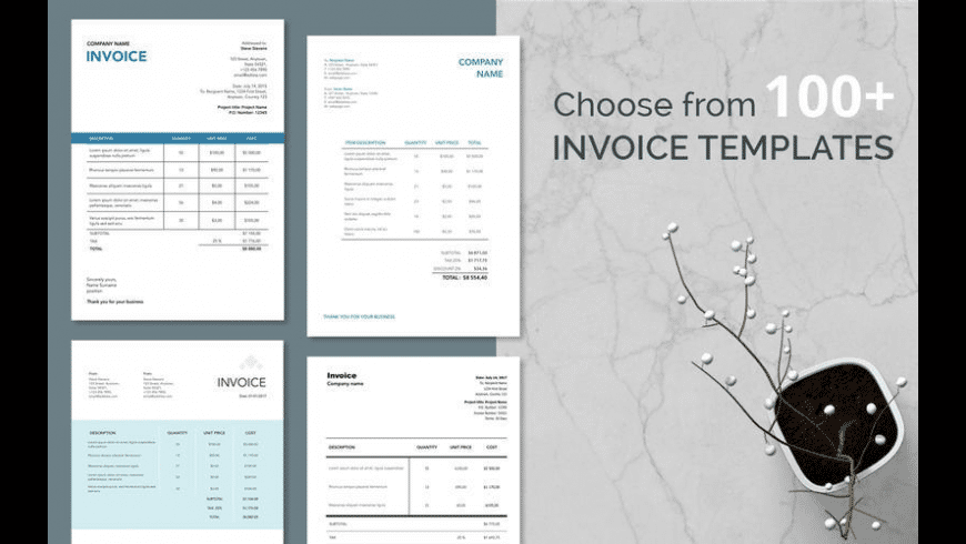 Quick Invoice for Mac - review, screenshots