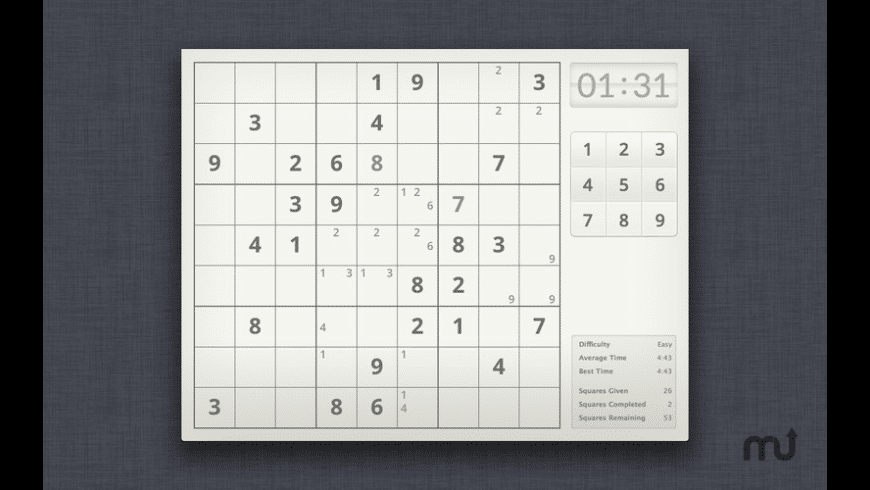 Uni Sudoku for Mac - review, screenshots