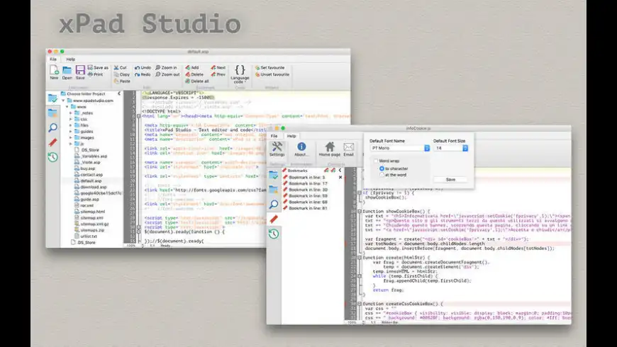 Xpad text editor app Xpad text editor app