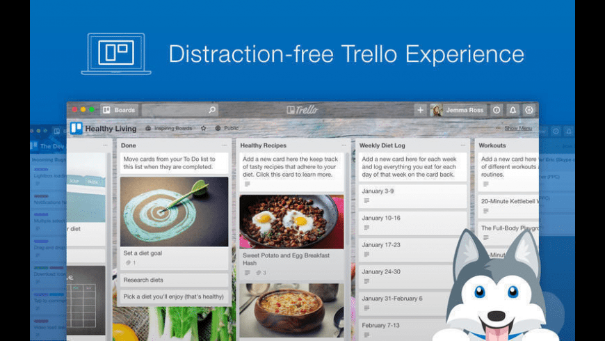 Paws for Trello for Mac - review, screenshots