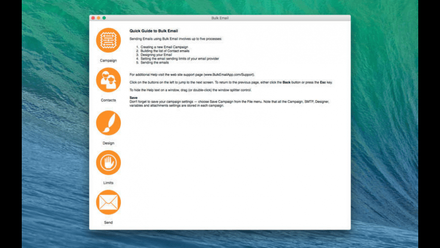 Bulk Email for Mac - review, screenshots